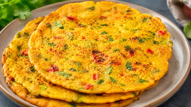 Soyabean chilla