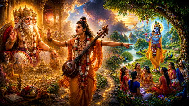 Narada Choosing Devotion Over Creation