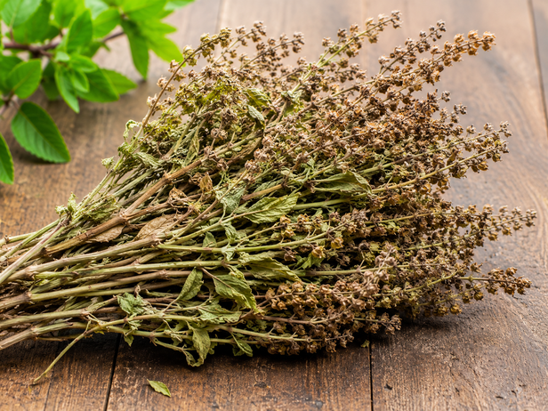 Dried tulsi mala