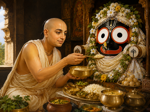 Devotee and lord reunion