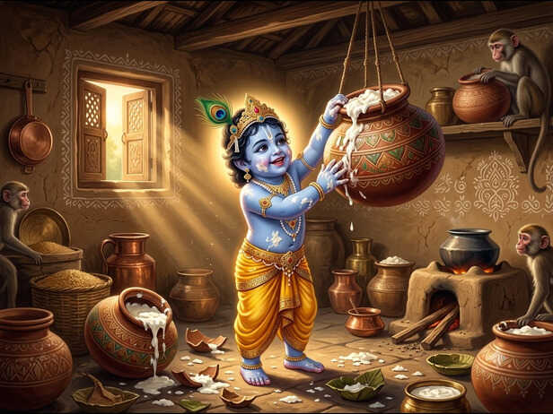 Krishnas Sweet Butter Adventure