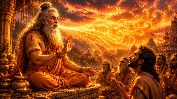 A Sage Blessing Through Sacred Speech