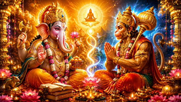Symbolic Union of Wisdom and Devotion