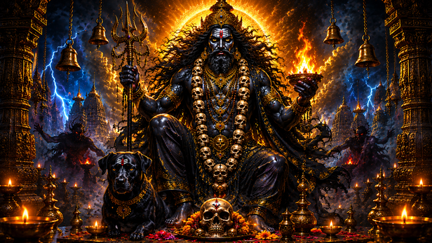 Divine Idol of Lord Kaal Bhairav