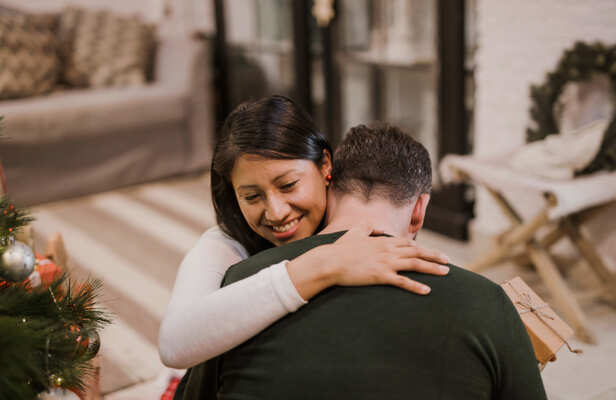 Couple sharing a quiet emotional moment
