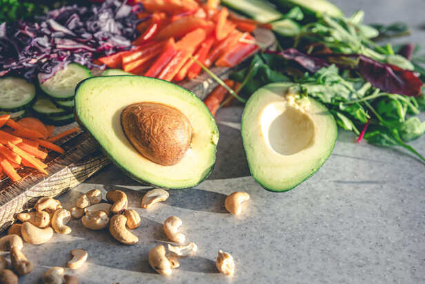 Healthy Fats Including Nuts and Avocados
