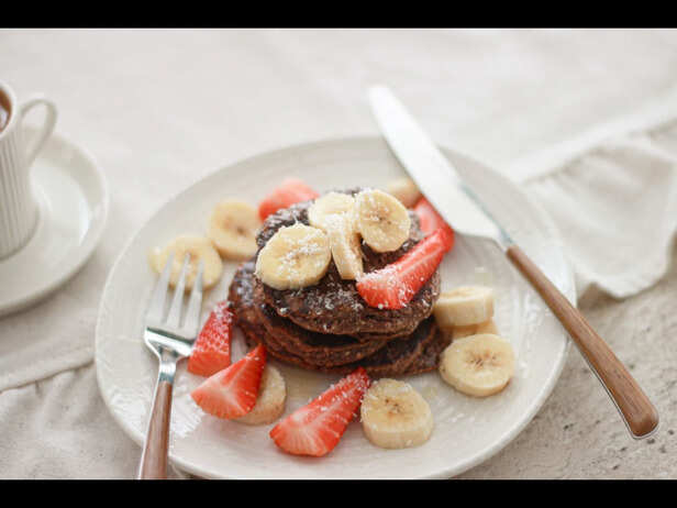 Chocolate Banana Pancakes