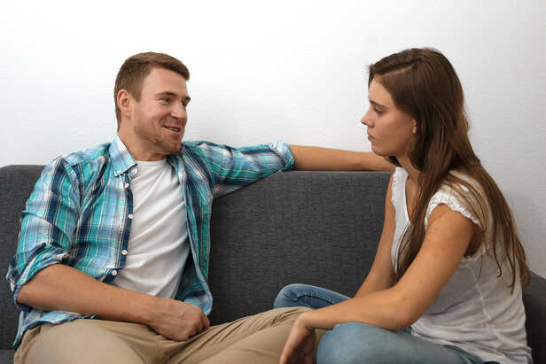 A friend quietly listening with empathy
