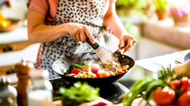 Cooking food