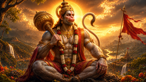 Sugriva Watching Rama and Lakshmana from Rishyamukha