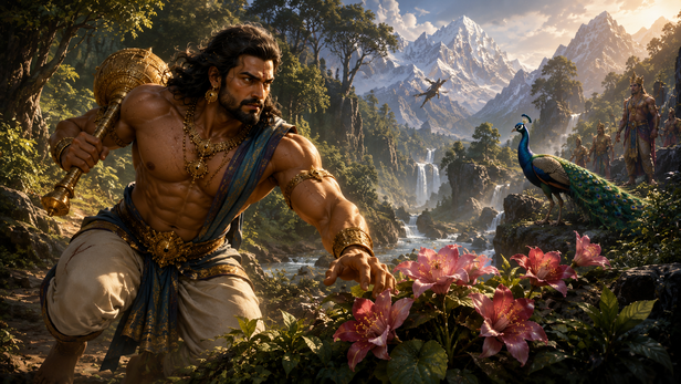 Bhima Searching for the Saugandhika Flower