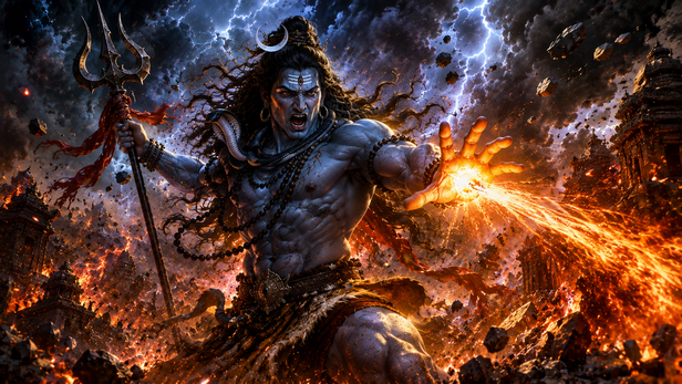 The Fearless Sage in Deep Meditation