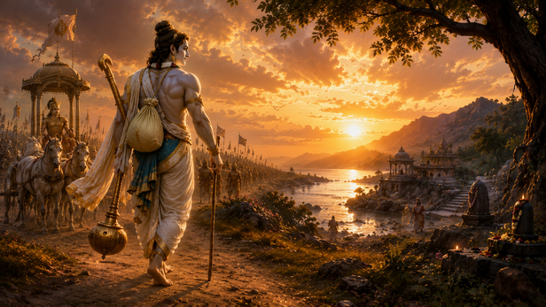 Balarama in Deep Reflection