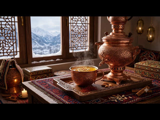 Kashmirs Cup Of Warmth