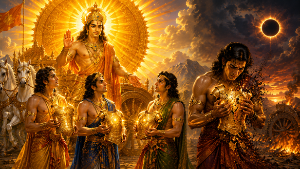 Four Heroes Reached for the Sun