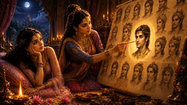 Chitralekha Painting the Princes of the World