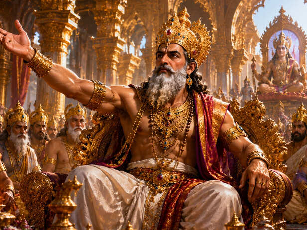 Prajapati Daksha in the Divine Assembly