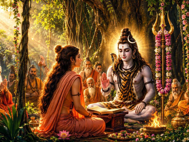 Parvati Ji and Her Loyal Sakhis