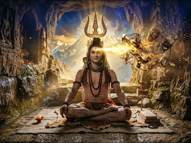 When Shiva Burns Illusion