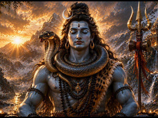 Adishesha as Vishnus Divine Serpent