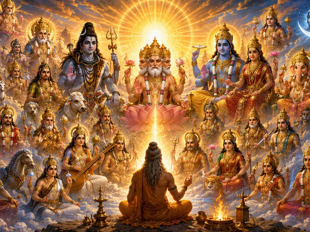 The Vedic Origin of the 33 Deities