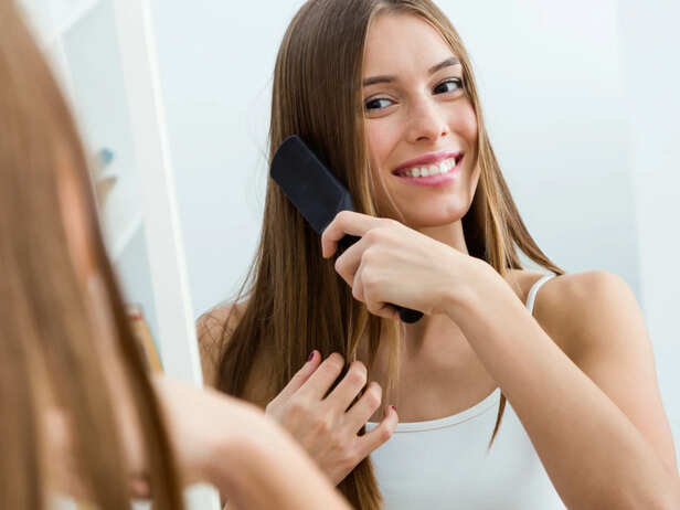 Combing hair