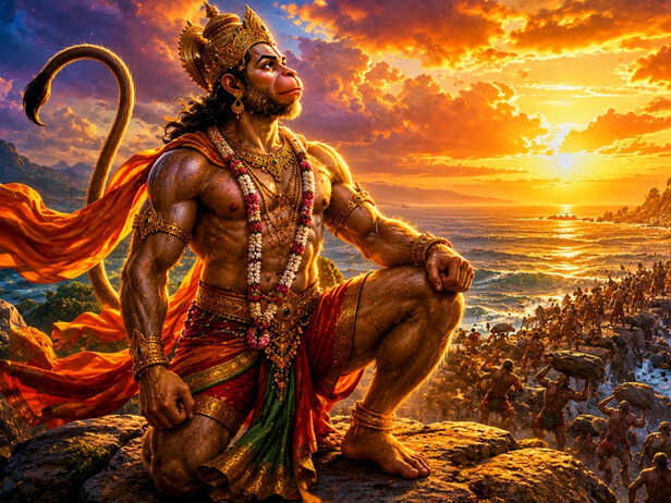 A devotee continuing the journey despite setbacks