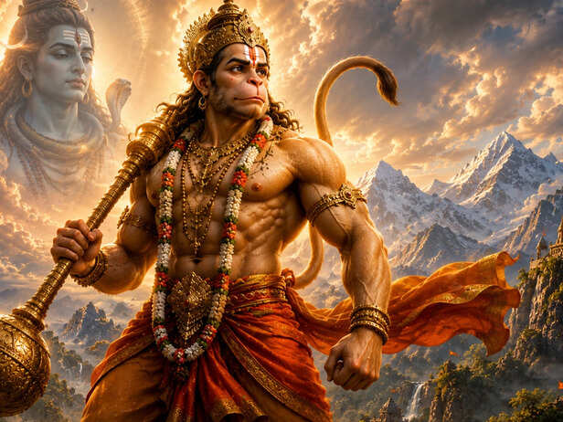 Maa Parvati and Hanuman Ji