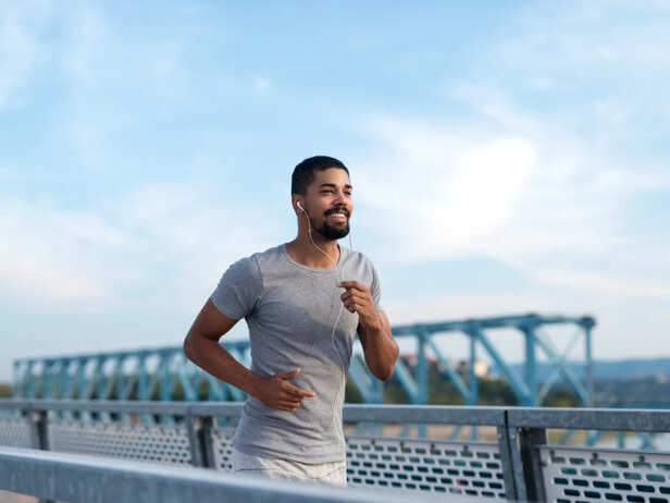 Runner Maintaining an Easy Pace