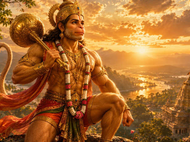 Hanuman Returns to Ram