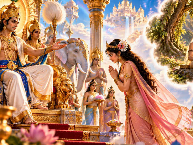 Shukracharya Performing Intense Tapasya