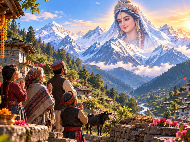 Nanda Devi and the Himalayan Villages