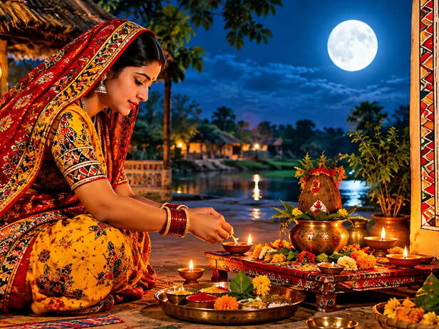 Chauth Chand Moon Worship in Mithila