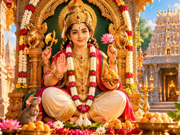Nara Mukha Vinayakar at Adhi Vinayagar Temple