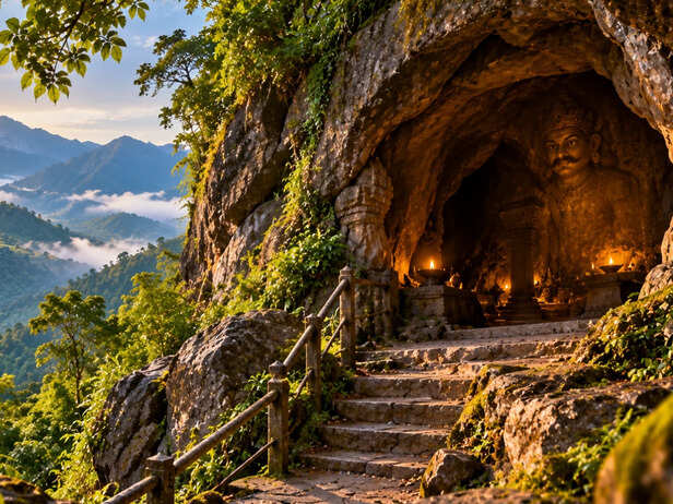 Ravana Cave in the Mountains of Sri Lanka