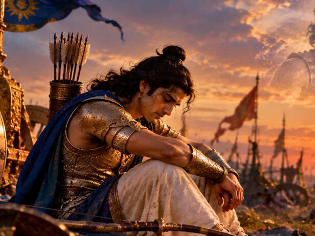 Arjuna Alone After Abhimanyu’s Death
