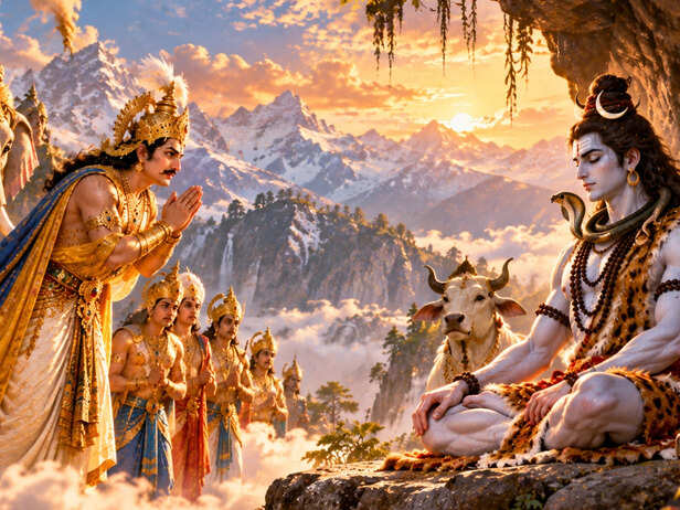 Indra Encounters the Silent Ascetic