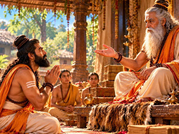 Uttanka Asking for Gurudakshina