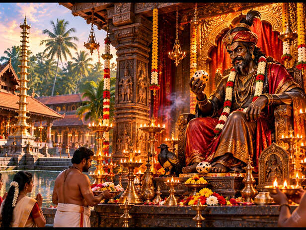 Shakuni Temple in Pavithreswaram, Kerala