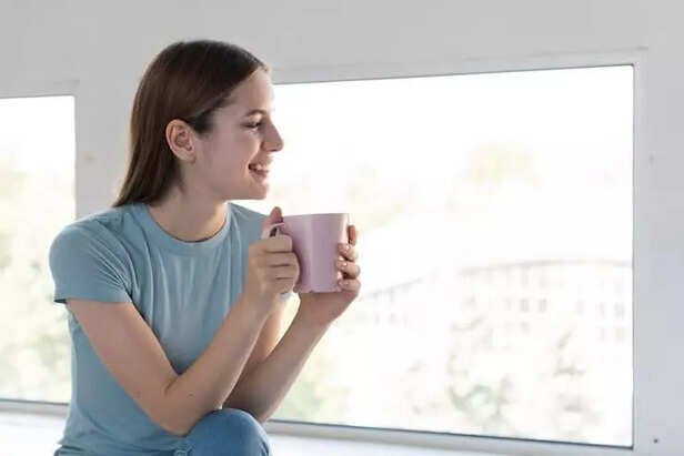 Drinking Coffee First Thi