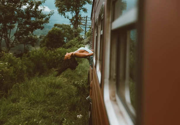 Scenic train journey