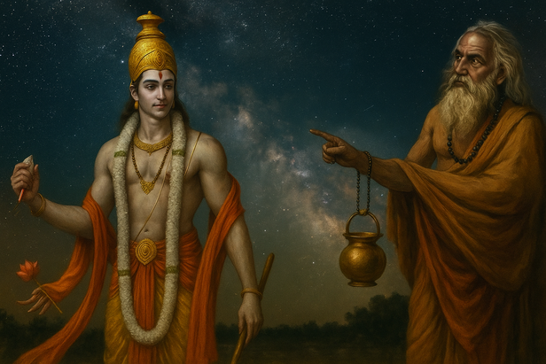 Bhrigu Rishi and Lord Vis