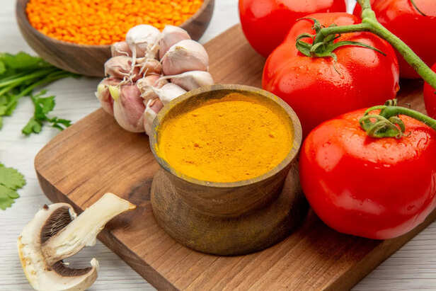 Besan and Haldi