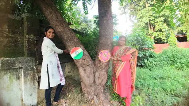 Women celebrates Rakshaba