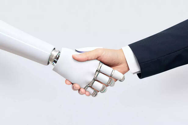 Human hands offering help