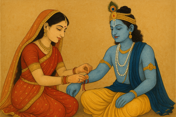 Draupadi's Rakhi to Krish
