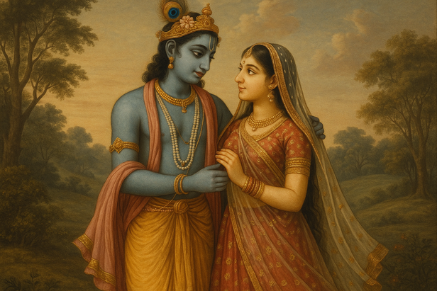 Radha and Krishna's Love