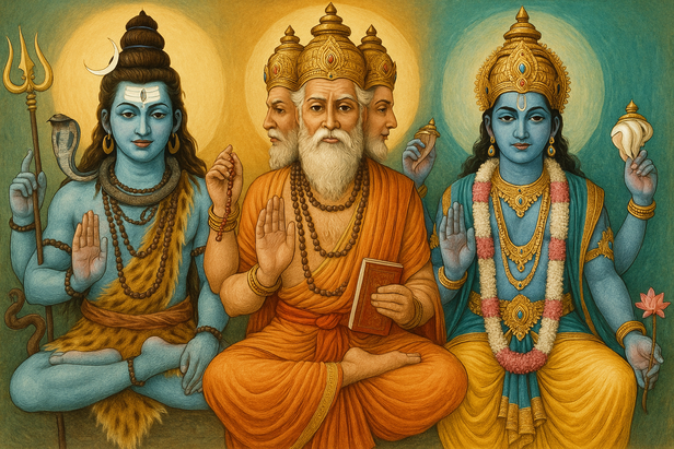 Shiva, Brahma, Vishnu
